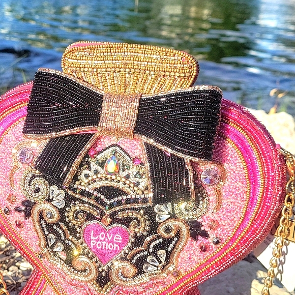 Mary frances love potion bottle crossbody
